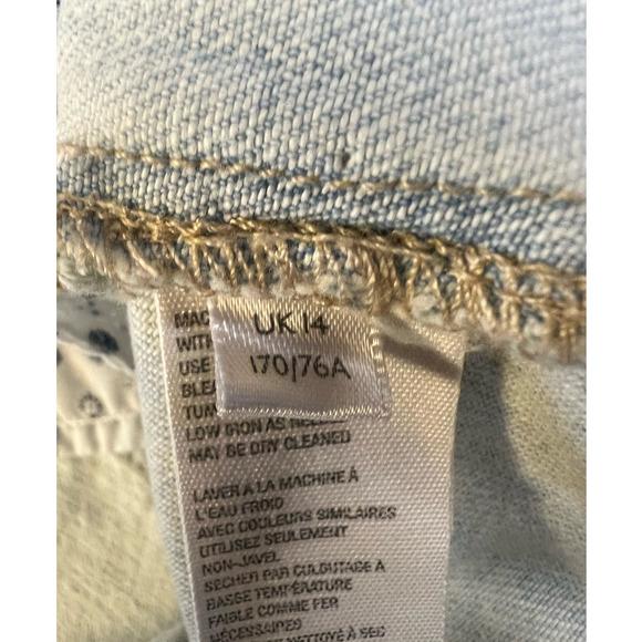 NWT Free People Silver Lake Denim Mini Skirt Size 30 - Picture 9 of 16